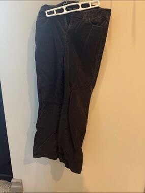 Calvin Klein Jeans Straight-Leg Corduroy Pants in Dark Brown